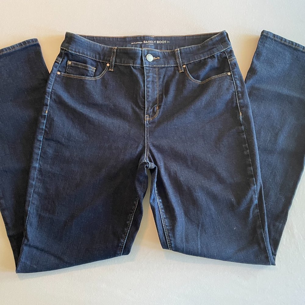 Chico's Jeans   Platinum Barely Boot   Size 1 Regular